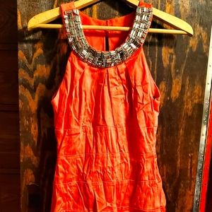 B. Darlin Salmon Orange Dress junior size 5/6